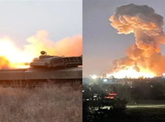 Εισβολή στην Ουκρανία: Ισχυρές εκρήξεις στα περίχωρα της Μαριούπολης (video)