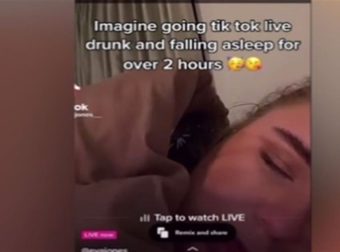 Απίστευτο! Γυναίκα αποκοιμήθηκε την ώρα του live στο TikTok και όταν ξύπνησε τη περίμενε μία δυσάρεστη έκπληξη (video)