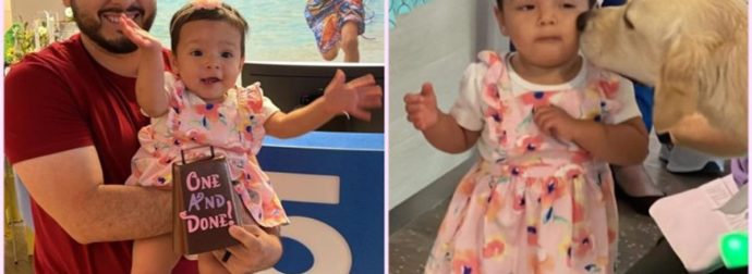 Κοριτσάκι που πάλευε από 4 μηνών, νίκησε τον καρκίνο στα πρώτα του γενέθλια επιδεικνύοντας τεράστια δύναμη και λαχτάρα για ζωή!