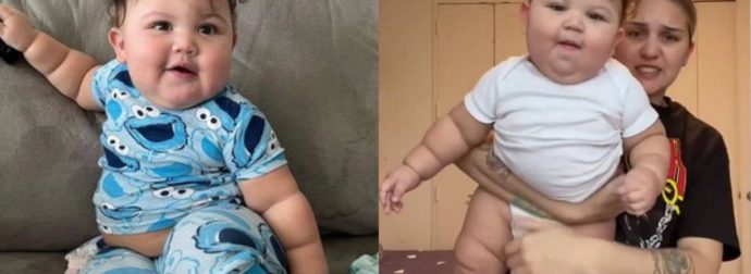 Μωρό… xxlarge: Μπέμπης γίγας μόλις 11 μηνών, φοράει ρούχα για 3χρονο και ζυγίζει ήδη 14 κιλά