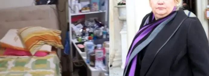 Η Καίτη Φίνου δείχνει το μέρος που μένει μετά την οικονομική κατάρρευση της (Βίντεο)