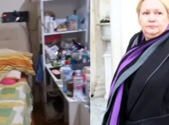 Η Καίτη Φίνου δείχνει το μέρος που μένει μετά την οικονομική κατάρρευση της (Βίντεο)