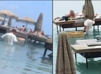 Νέο βίντεο ντροπής από το Beach Bar στη Ρόδο – Δεν είναι μόνο ο σερβιτόρος στη θάλασσα – Δείτε το!
