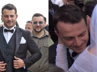 Έβαλε τα κλάματα όταν είδε τη νύφη: Παντρεύτηκε ο Γιώργος Αγγελόπουλος – Απαστράπτουσα νύφη η Δήμητρα Βαμβακούση