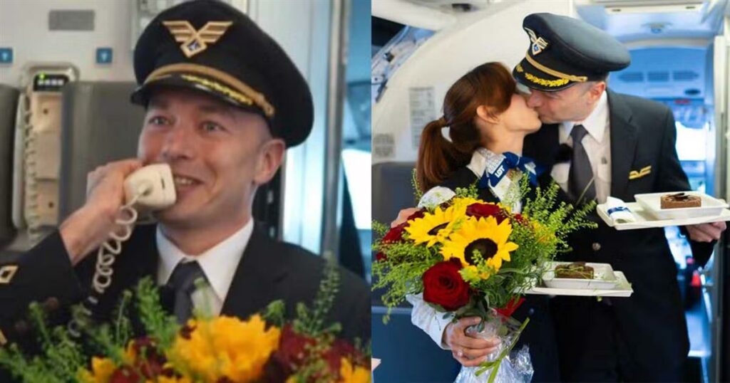 «Θα με παντρευτείς;» – Πιλότος έκανε πρόταση γάμου σε αεροσυνοδό στον αέρα