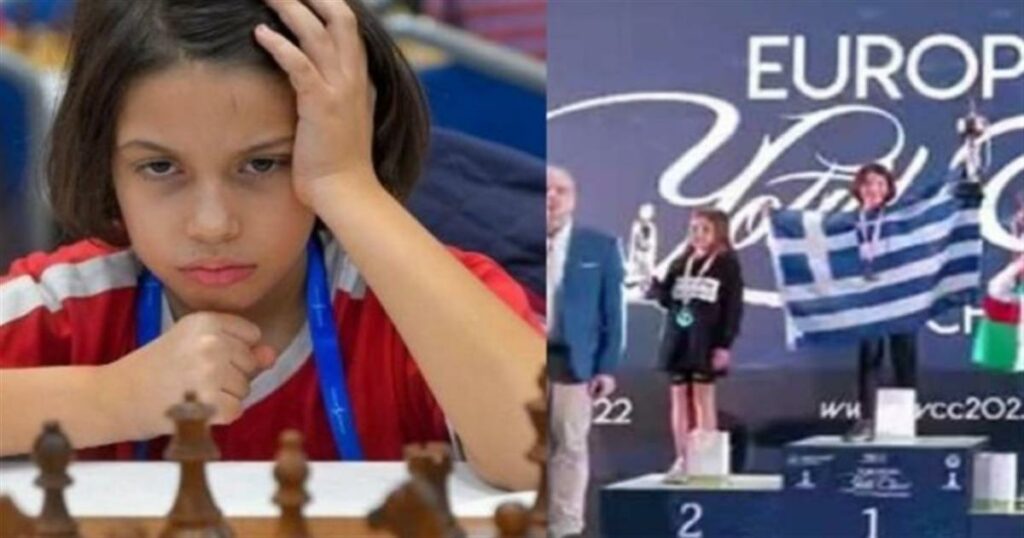 Δυστυχώς δεν θα το δείξουν τα κανάλια: Πρωταθλήτρια Ευρώπης στο σκάκι η 9χρονη Μαριάντα