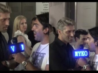 Αλέξης Παππάς: «Τώρα είμαι…» – Η πρώτη αντίδραση στην κάμερα σε ερώτηση για την προσωπική του ζωή μετά τον χωρισμό με την Αϊβαλή
