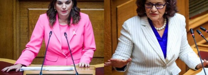Χαμός στη Βουλή: Η Φωτίου είπε «άει στο διάολο» στην Κεφαλογιάννη εν ώρα θερμού επεισοδίου (video)