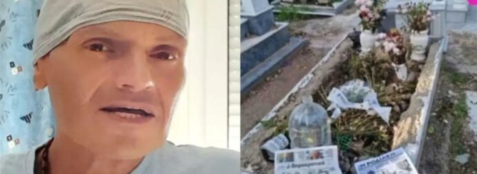 Θλιβερή η εικόνα του τάφου του Γιώργου Δασκαλάκη! Ποιος θα πληρώσει για να φτιαχτεί το μνήμα;