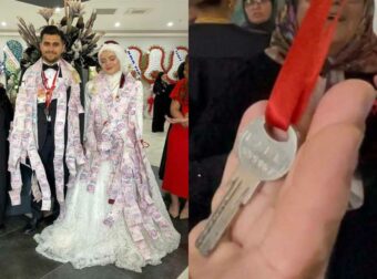 Viral η Τουρκάλα γιαγιά: Χρύσωσε τον εγγονό της στον γάμο του – Χρήματα, σπίτι, αυτοκίνητο και χωράφι