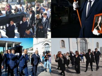 Κηδεία Διονύση Σαββόπουλου: Με δάκρυα, τραγούδια και και ευγνωμοσύνη, οι Έλληνες αποχαιρέτησαν τον «Νιόνιο» τους