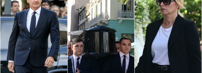 Συγκίνηση στην κηδεία του Διονύση Σαββόπουλου: Πλήθος καλλιτεχνών και πολιτικών στο τελευταίο αντίο