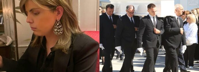 Μαρίσσα Λαιμού: Βαρύ το κλίμα στην ταφή στο Α’ Νεκροταφείο – Φωτογραφίες