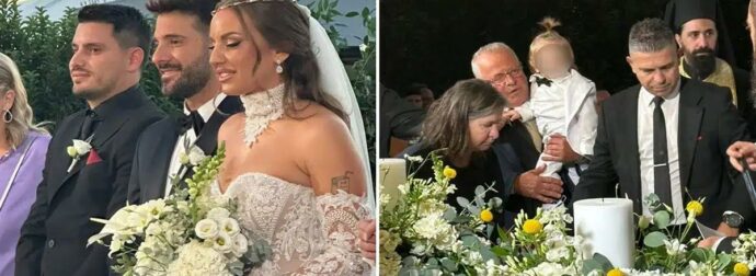 Παντρεύτηκαν ο Γιώργος Λιβάνης και η Ανδρομάχη – Βάφτισαν και τον γιο τους