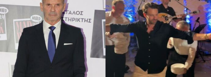 Κωστόπουλος: Συγκινημένος στο pre wedding party της Αμαλίας – Έσπασε πιάτα στον γαμπρό όταν χόρεψε ζεϊμπέκικο (Βίντεο)
