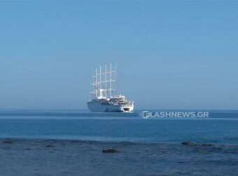 Το μεγαλύτερο ιστιοφόρο κρουαζιερόπλοιο του κόσμου βρέθηκε στα Χανιά – Δείτε φωτογραφίες