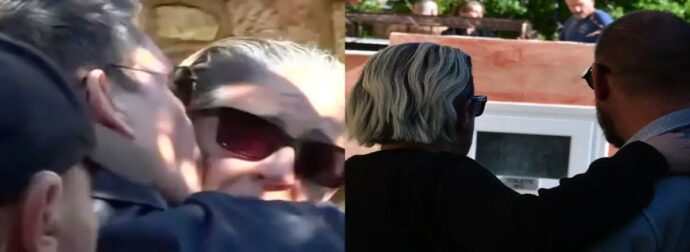 Μνημόσυνο Μαζωνάκη: Κατέρρευσε η Μαρία Μαζωνάκη έξω από την εκκλησία (video)