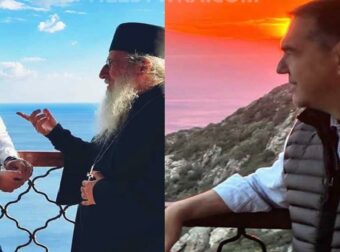 Στο Άγιον Όρος ο Αλέξης Τσίπρας: «Ψέλνεις στη Σιμωνόπετρα και ακούγεται στον Άδη…»